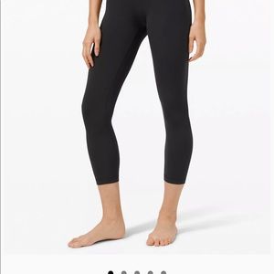LULULEMON ALIGN HIGH RISE CROPPED LEGGINGS